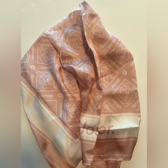 Glossier LIMITED EDITION Pink Scarf - Picture 9 of 9